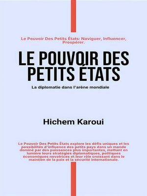 cover image of Le pouvoir des petits Etats
